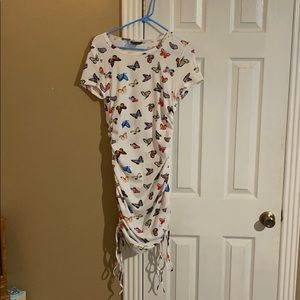 skin tight butterfly dress